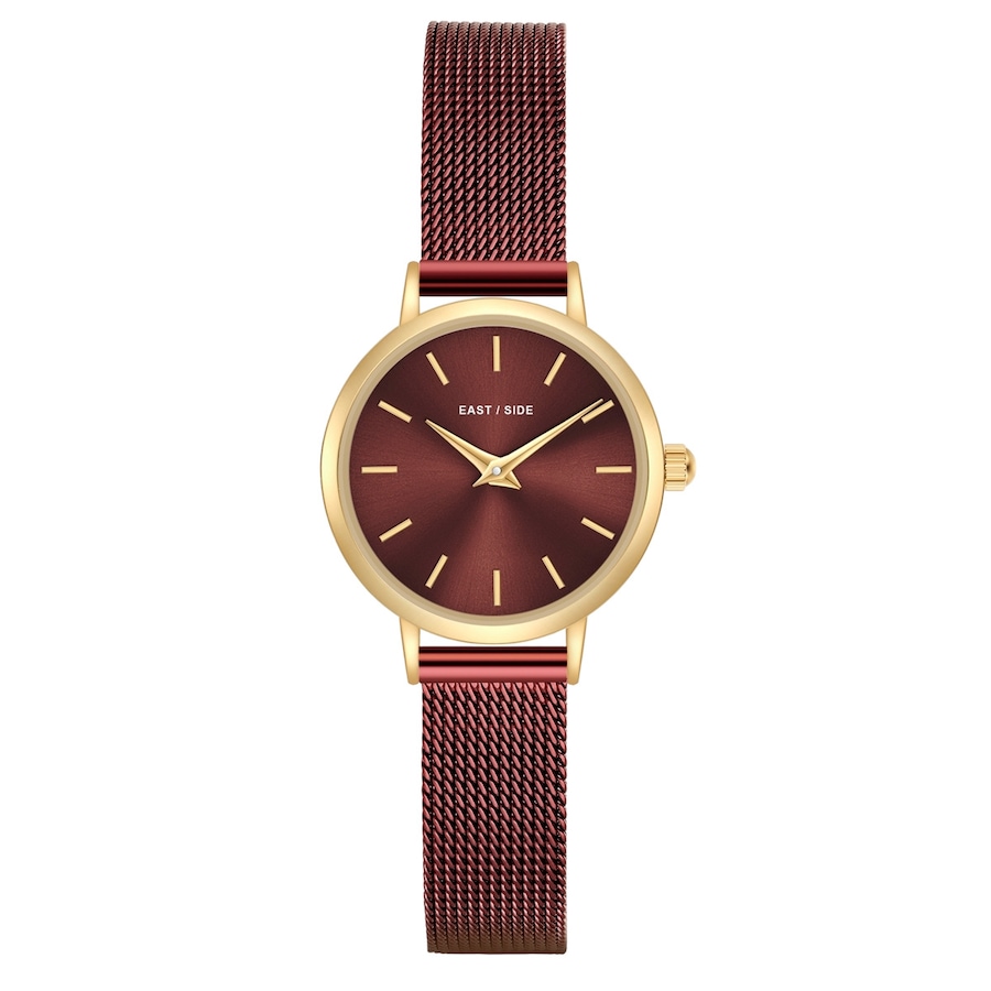 EASTSIDE Zegarek kwarcowy Stal nierdzewna Bordeaux Zegarki damskie 1 ct Damski
