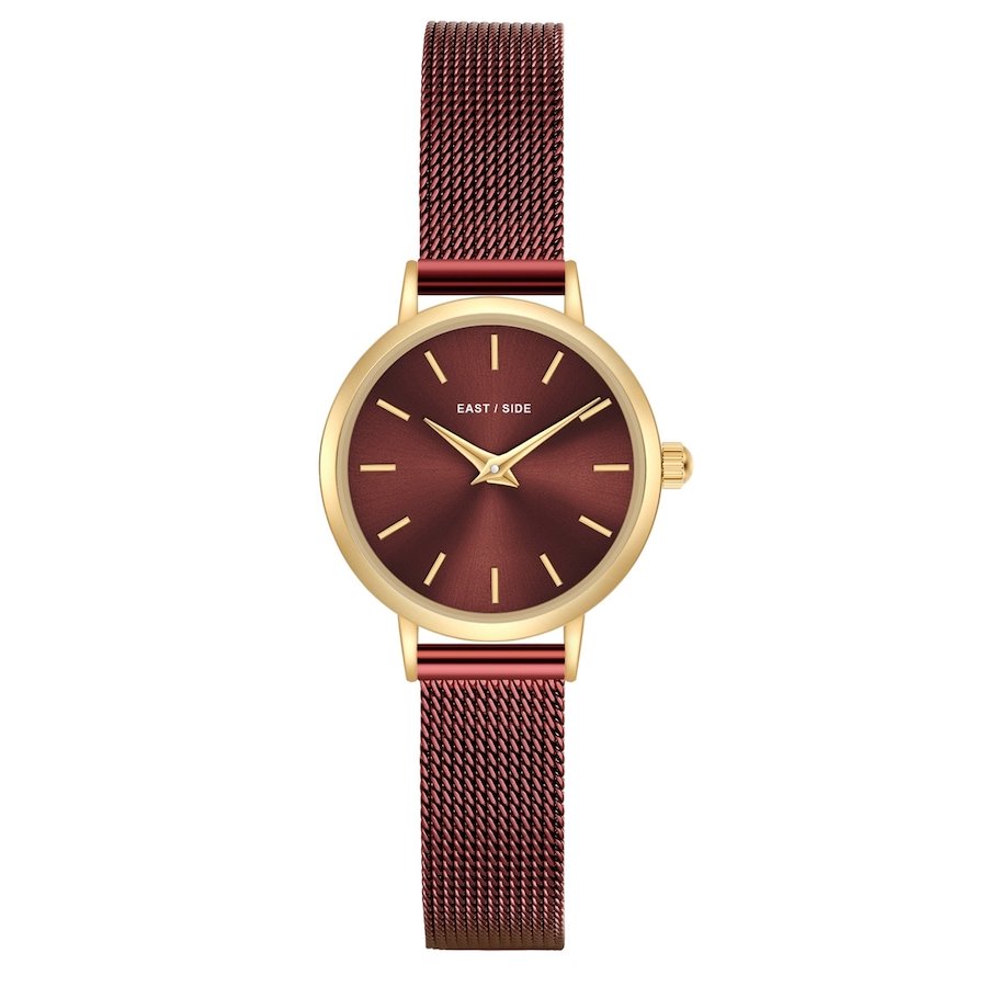 EASTSIDE Zegarek kwarcowy Stal nierdzewna Bordeaux Zegarki damskie 1 ct Damski