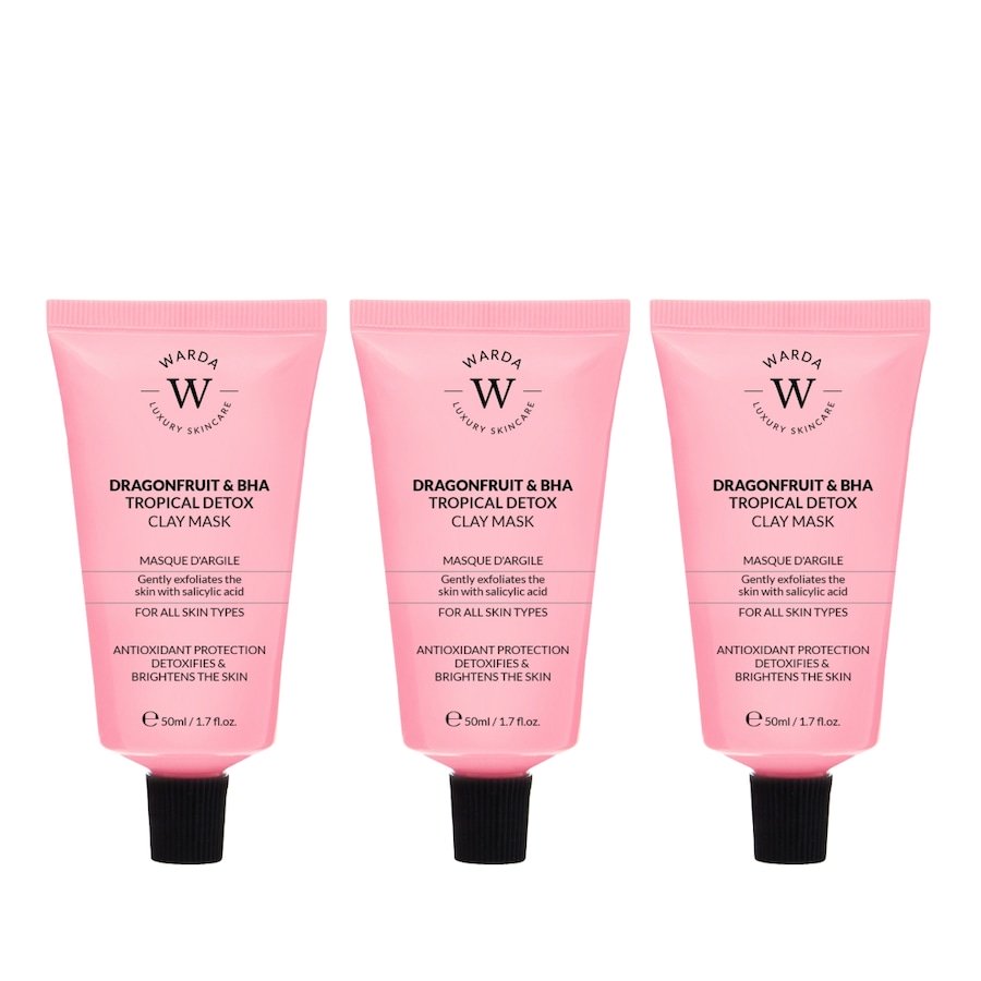 WARDA LUXURY SKINCARE Trio masek detoksykujących Maseczki oczyszczające 150 ml Damski