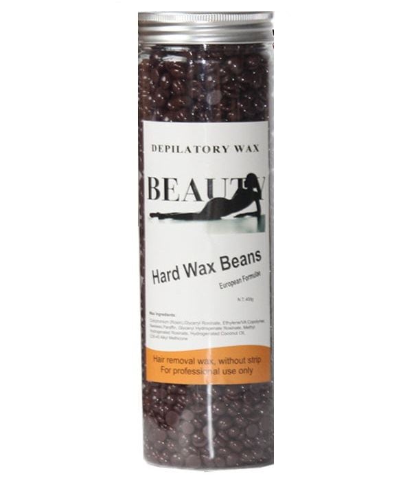 UNIQ UNIQ Pearl Wax Twardy wosk perłowy 400g Golarki i depilatory Czarny