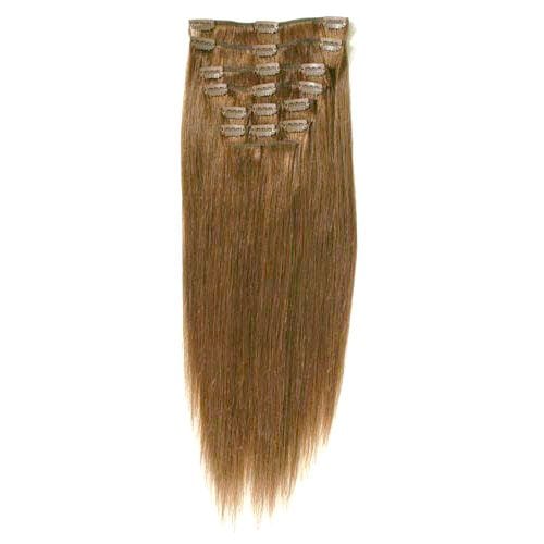 Fashiongirl Fashiongirl Przedłużenie włosów Clip-in #60 Platynowy blond - 65 cm Przedłużanie włosów 1 ct Brązowy