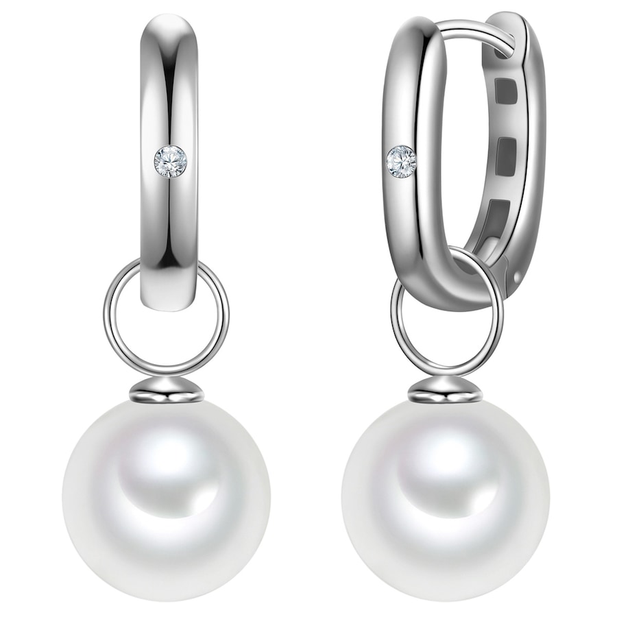 Rafaela Donata Kolczyki z Srebro wysokiej próby w Srebrny Kolczyki koła 1 ct Damski