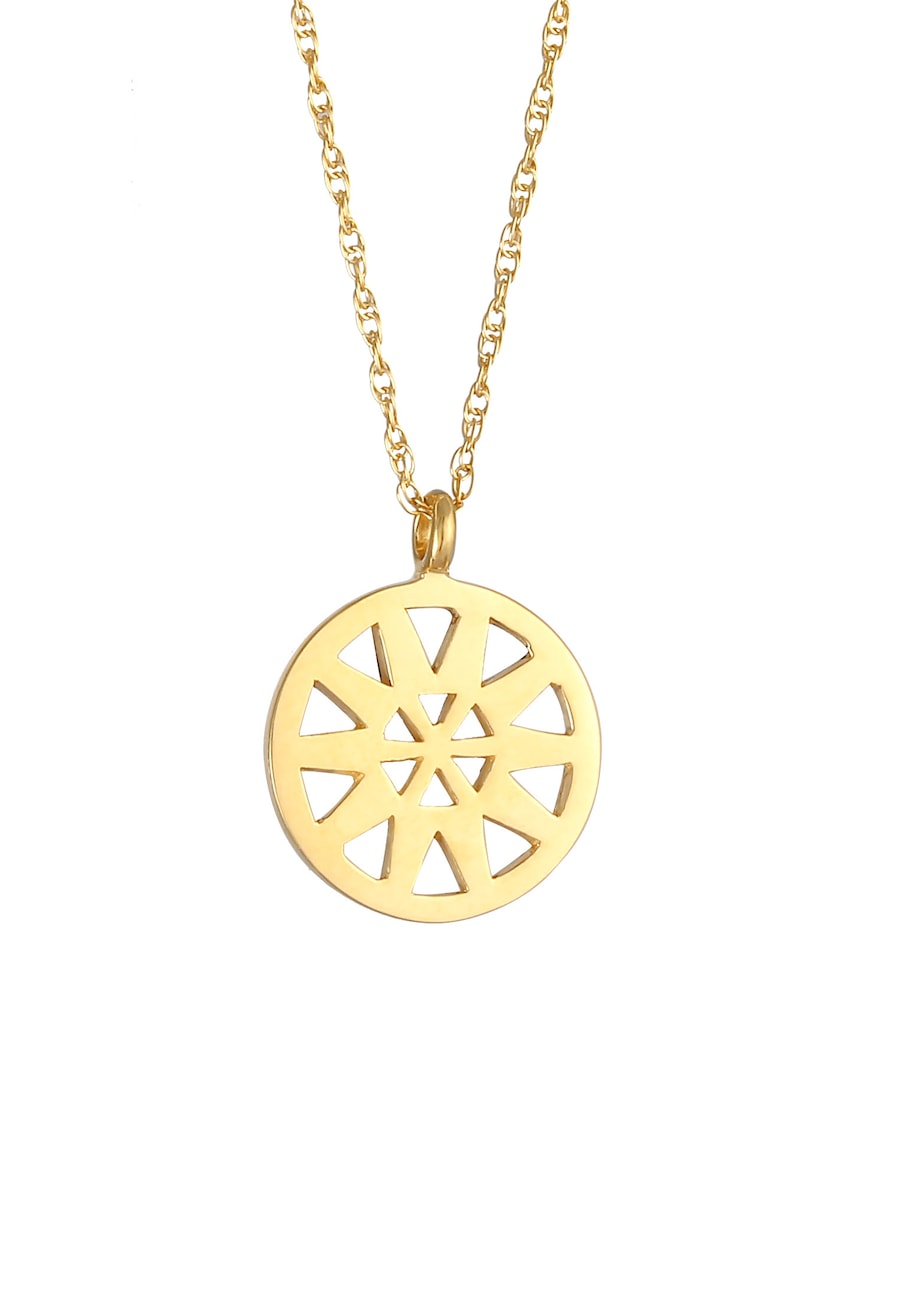 Elli Damski wisior z naszyjnikiem Geo Look in 925 Sterling Silver Naszyjniki 1 ct