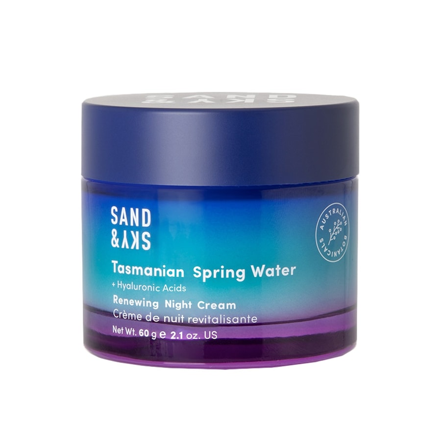 Sand & Sky Tasmanian Spring Water Renewing Night Cream Kremy na noc 60 g