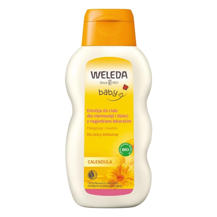 Weleda Pielęgnacja z nagietka dla dzieci Bogate mleczko do ciała dla dzieci Kremy i olejki dla niemowląt 200 ml