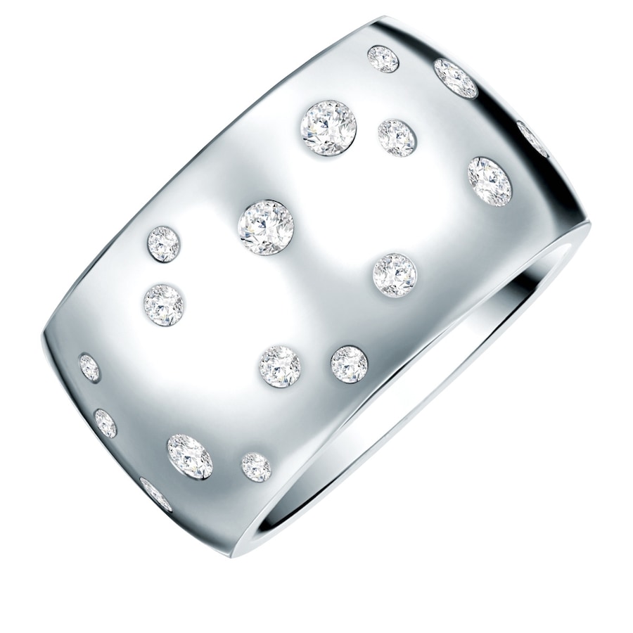 Rafaela Donata Stal nierdzewna Zdobienie kryształkami Swarovski® Pierścionki 1 ct Damski