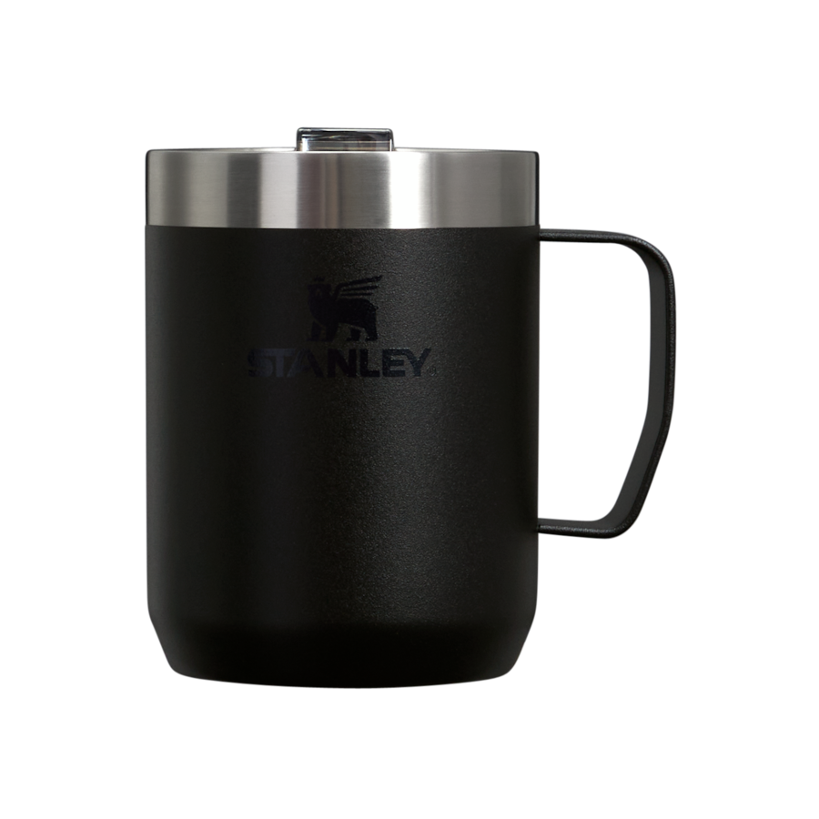 Stanley Kubek termiczny - 0,23L - STAY-HOT CAMP MUG Butelki 1 ct Czarny