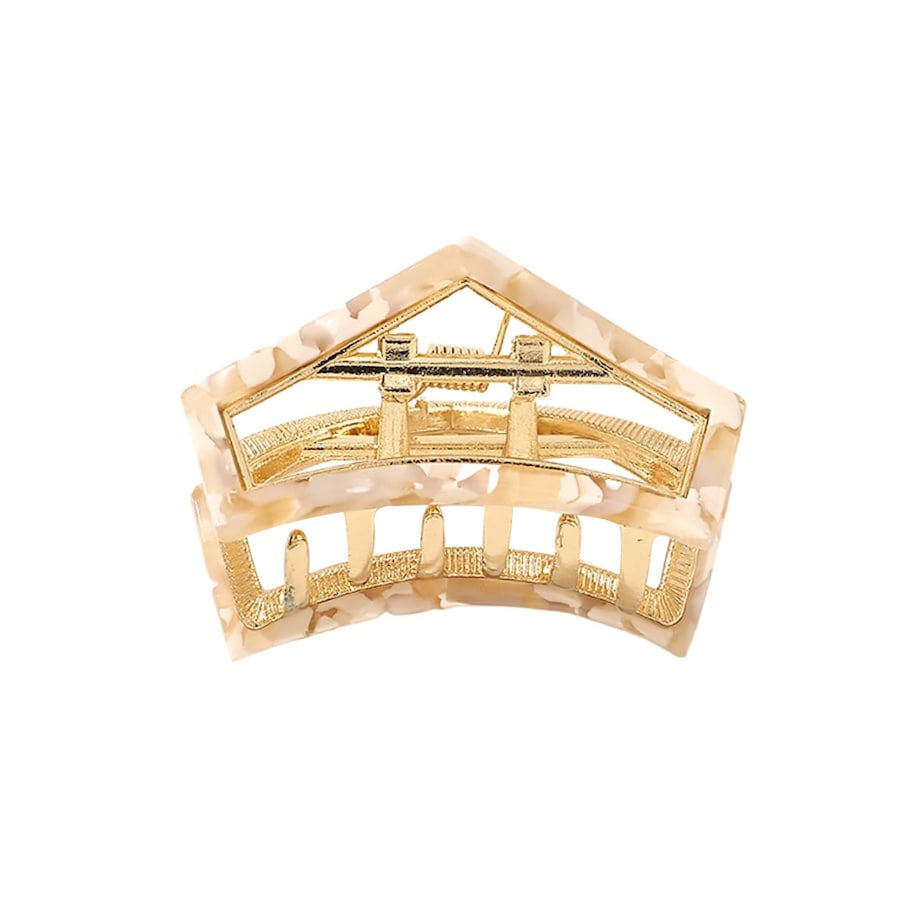 SOHO Rex spinka klamra do włosów - Marmur Klamry i spinki do włosów 1 ct Nude Damski