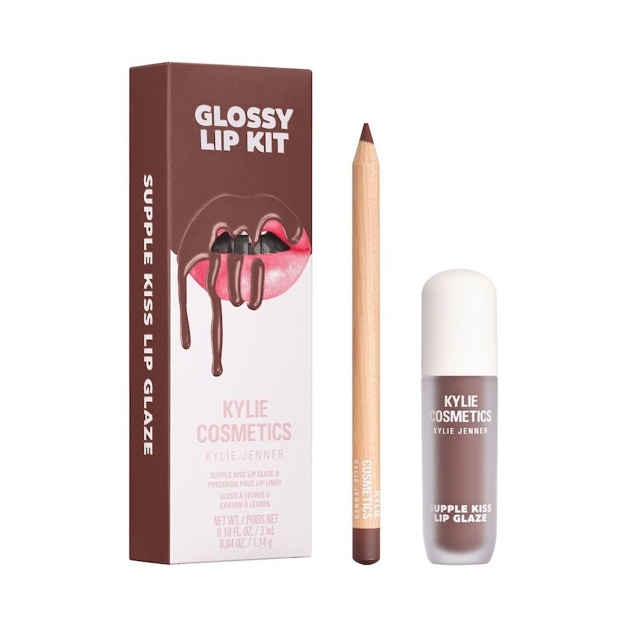 KYLIE COSMETICS Kylie Cosmetics Glossy Lip Kit - Candy Pink Zestawy kosmetyków do makijażu 1 g 612 - ESPRESSO