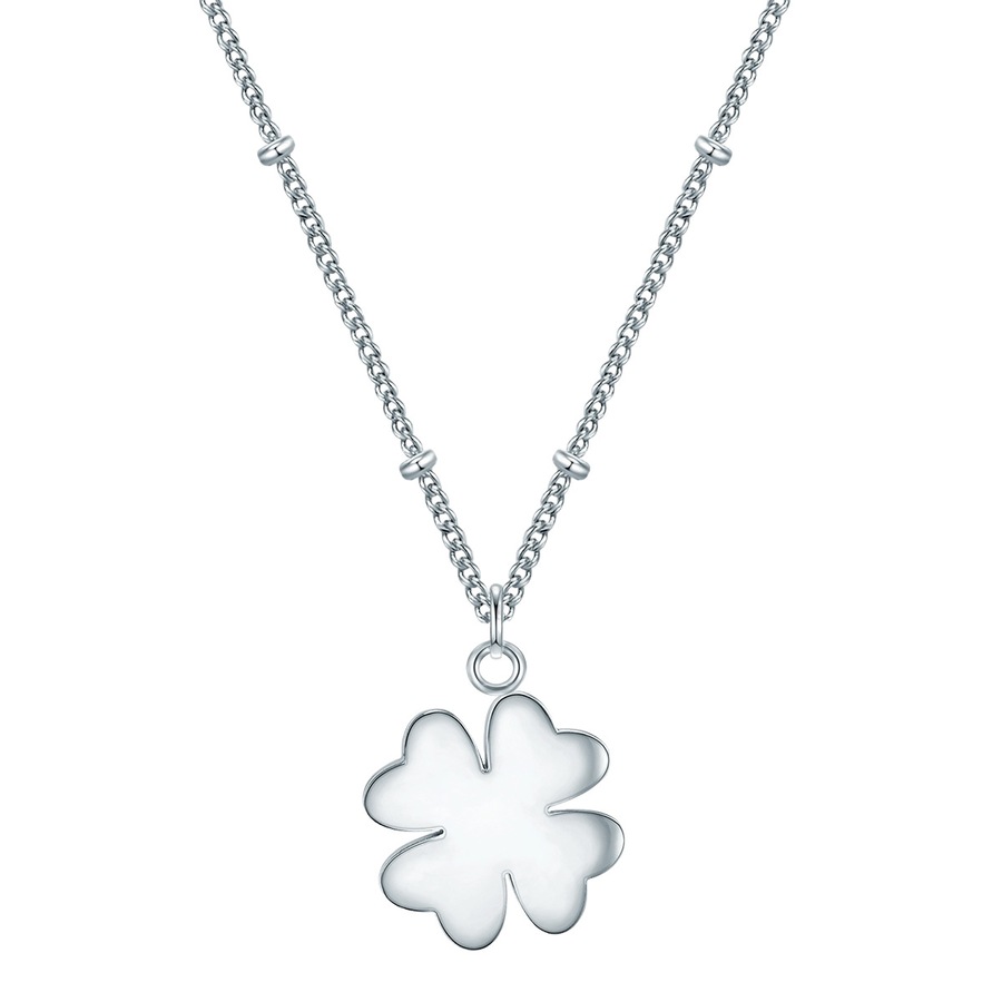 EASTSIDE Łańcuszek Koniczynka Stal nierdzewna Srebrny Naszyjniki 1 ct Damski