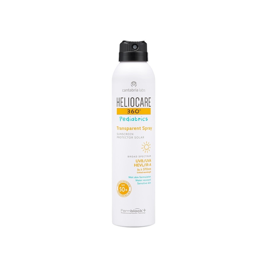 HELIOCARE 360º Pediatrics Transparent Spray SPF50+ Ochrona przeciwsłoneczna 200 ml