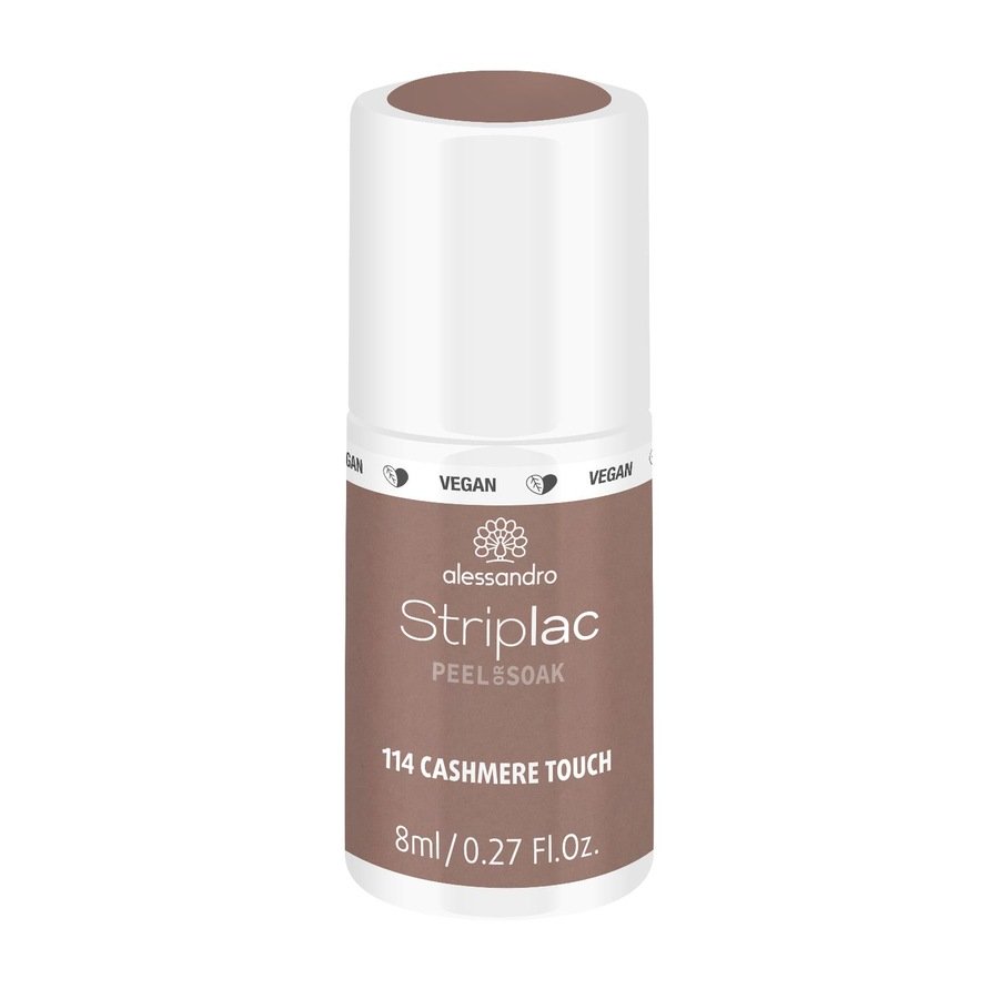 Alessandro Striplac STRIPLAC PEEL OR SOAK - VEGE Lakiery do paznokci 8 ml 114 - CASHMERE TOUCH