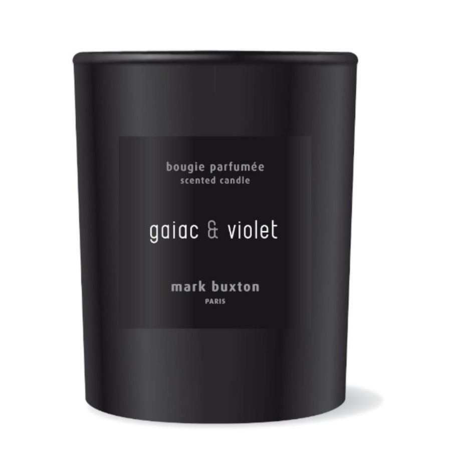 Mark Buxton Perfumes Black Collection Gaiac & Violet Świeczki 180 g Męskie