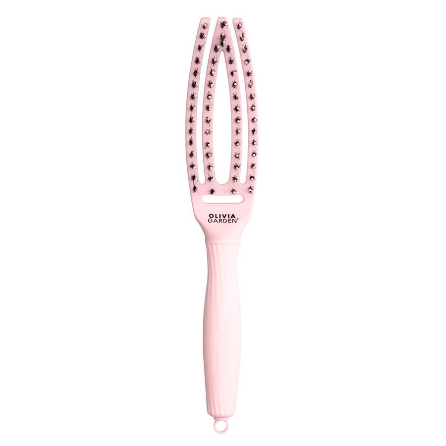 Olivia Garden FINGERBRUSH OLIVIA GARDEN FINGER PASTEL PINK S Detangler 1 ct różowe złoty Damski