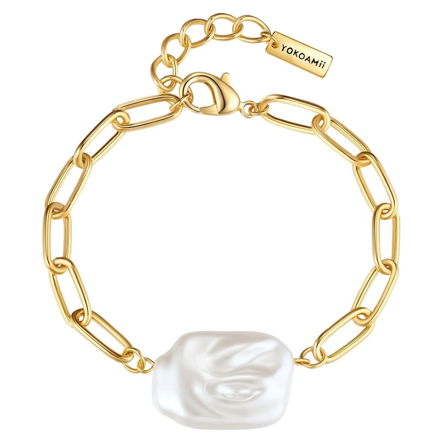 Yokoamii Bransoletka z Stop metali w Żółte złoto Bransoletki 1 ct Damski