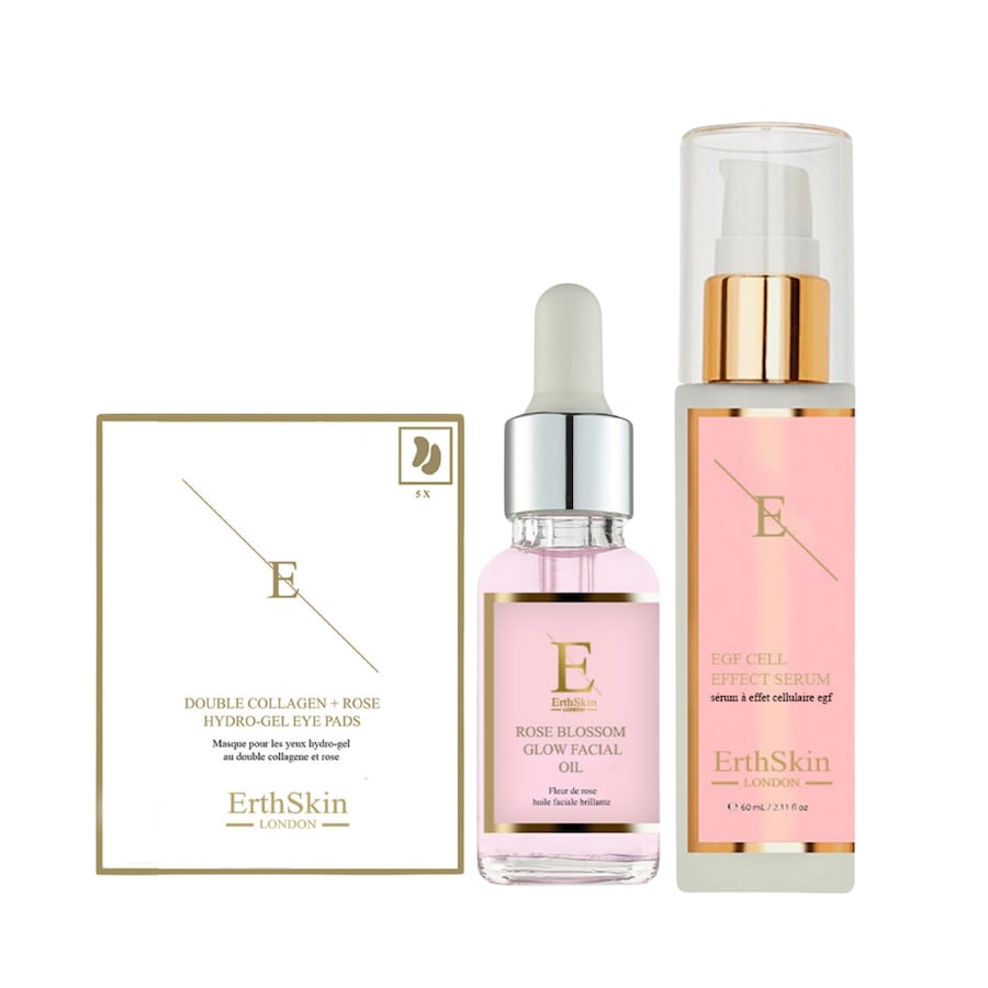ErthSkin London Zestaw EGF Radiance & Eye Boost Serum z witaminą c 1 ct Damski