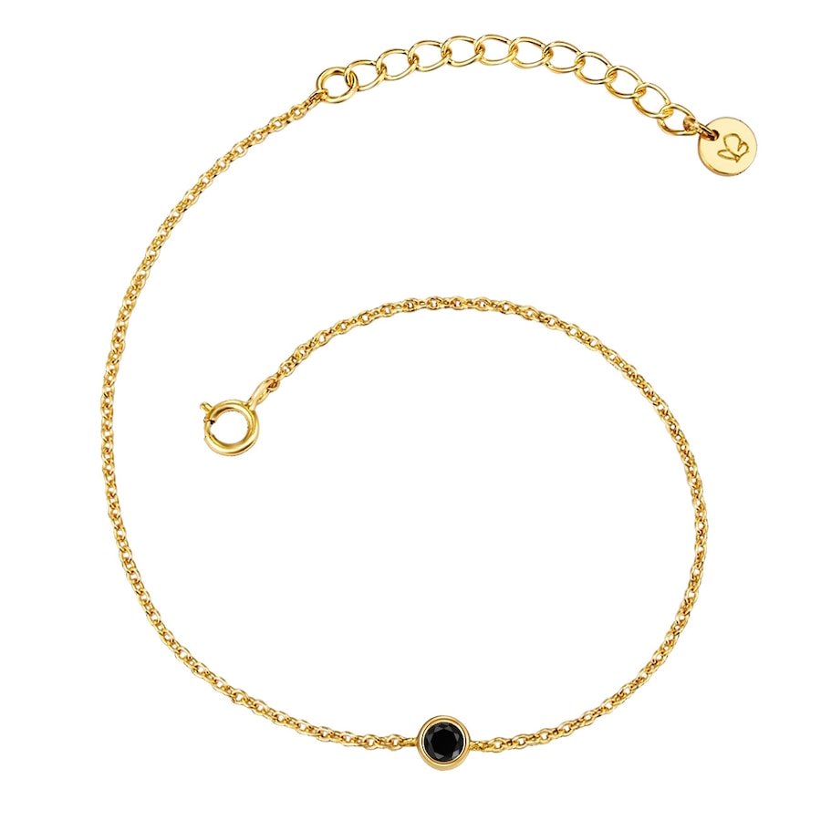 Glanzstücke München Bransoletka z Srebro wysokiej próby w Żółte złoto Bransoletki 1 ct Damski