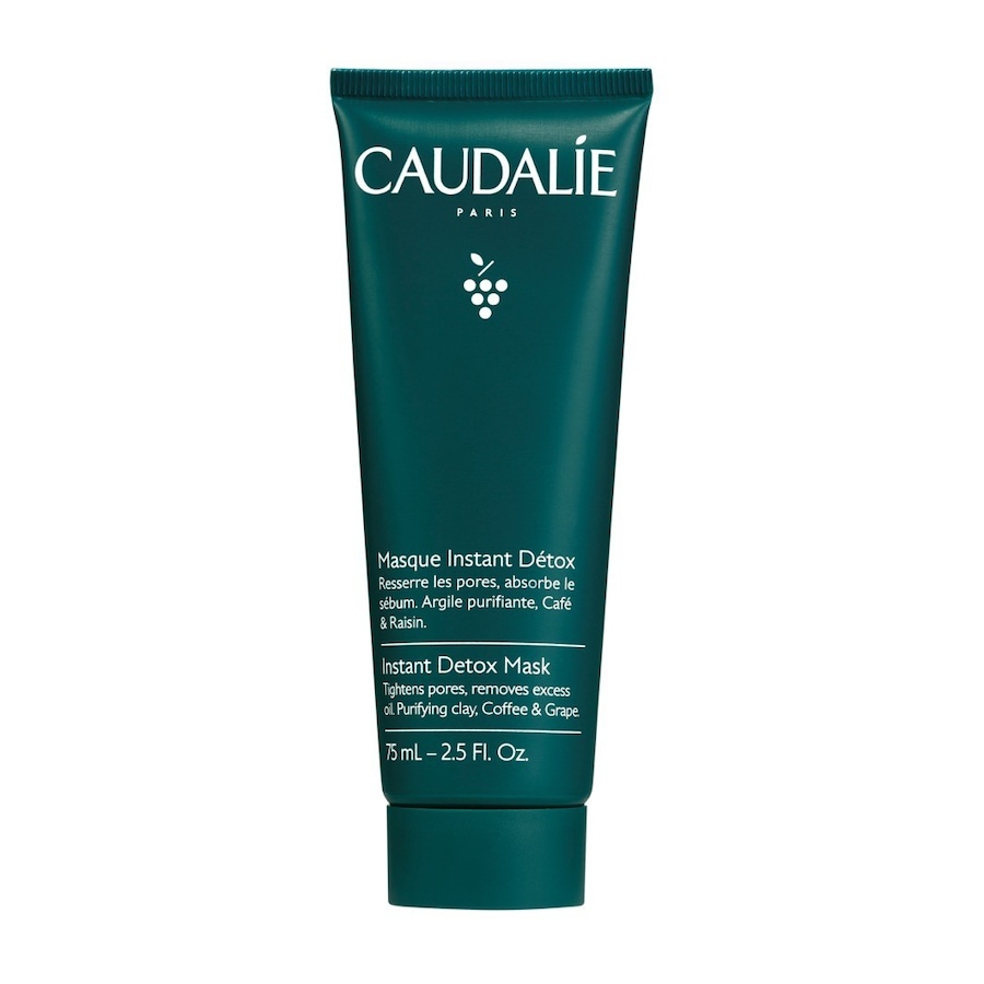Caudalie Natychmiastowa maska Detox Maseczki rozświetlające 75 ml