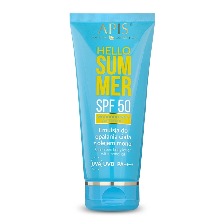 Apis Hello Summer Emulsja do opalania ciała z olejem monoi Balsamy do ciała 200 ml