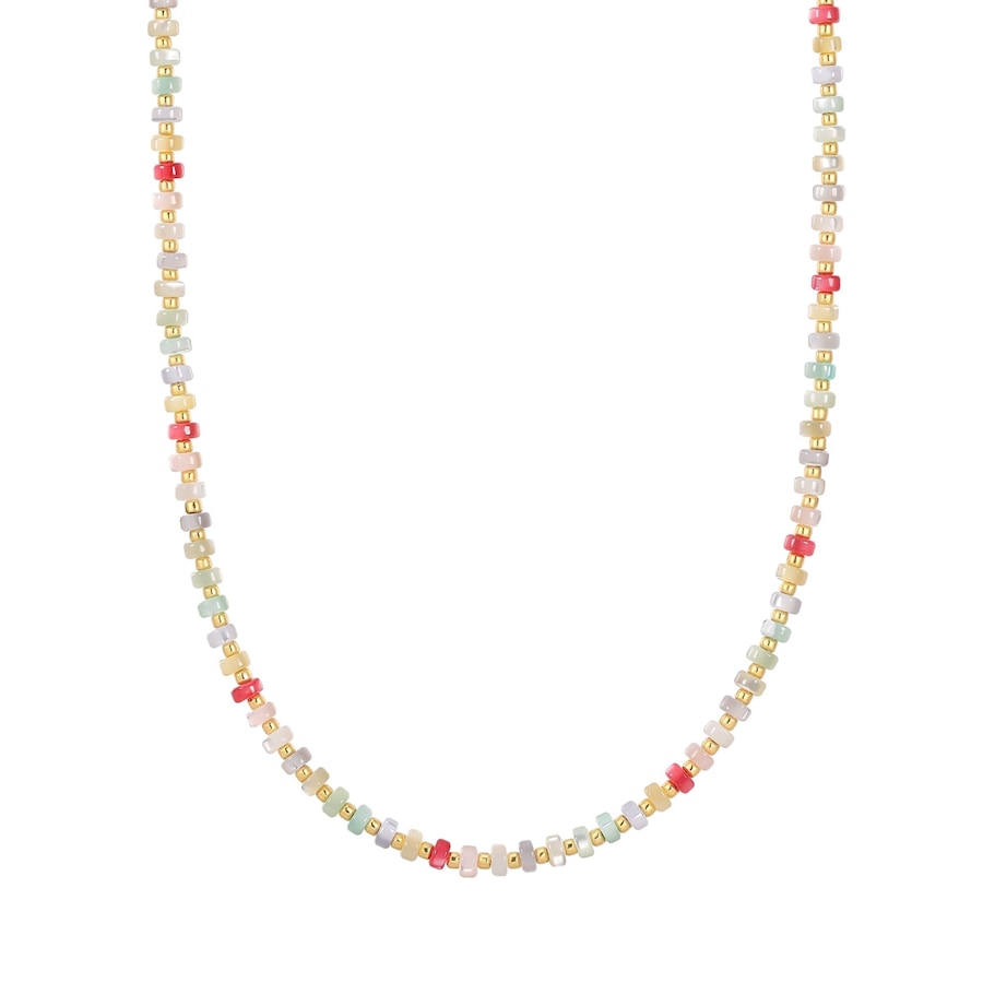 Yokoamii Łańcuszek Sztuczna perła Wielokolorowy Naszyjniki 1 ct Damski