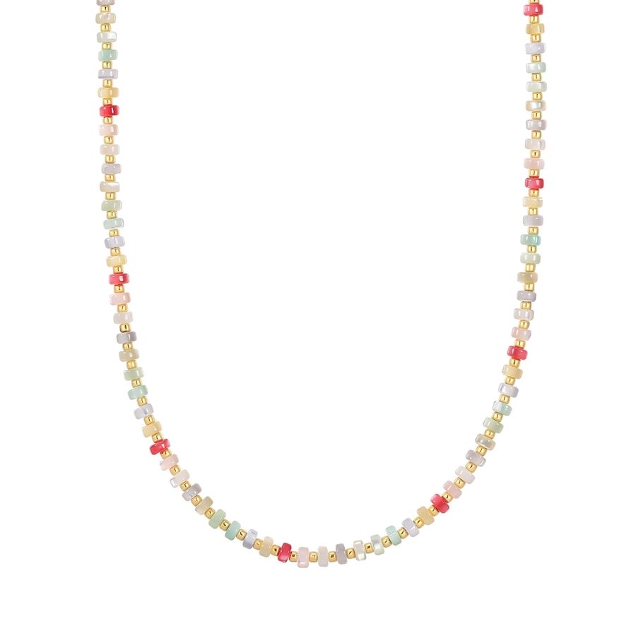 Yokoamii Łańcuszek Sztuczna perła Wielokolorowy Naszyjniki 1 ct Damski