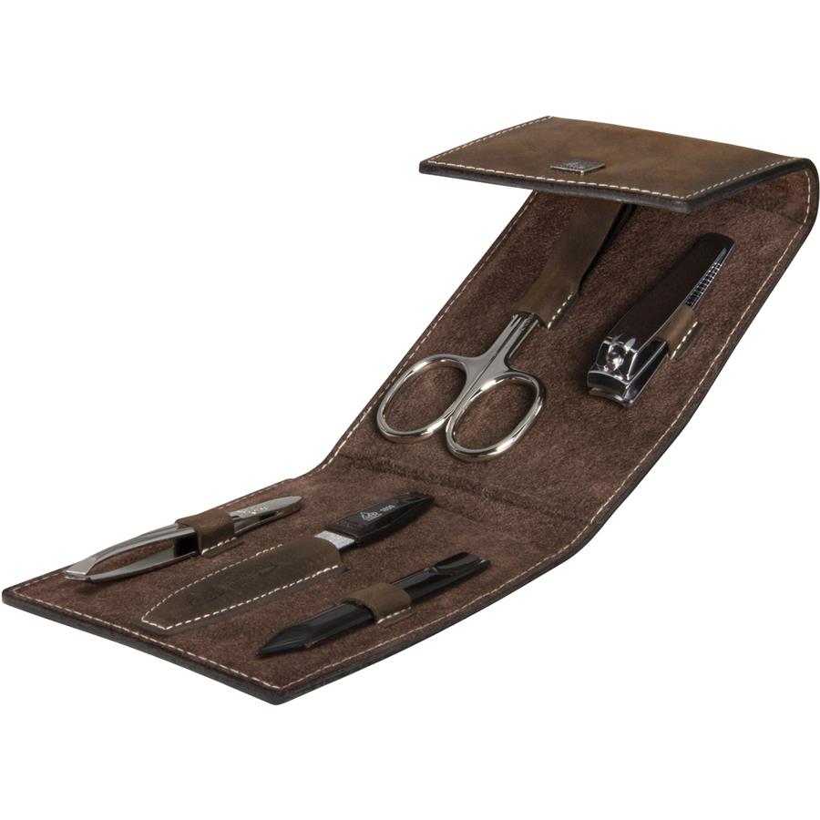 ERBE Kieszonkowe etui do manicure, 5-częściowe Akcesoria do paznokci 1 ct