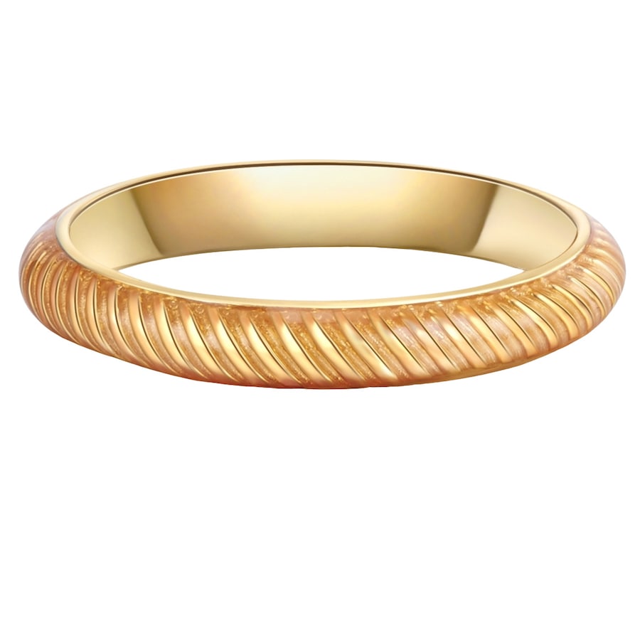 Glanzstücke München Srebrny pierścionek srebro wysokiej próby żółte złoto Pierścionki 1 ct Damski