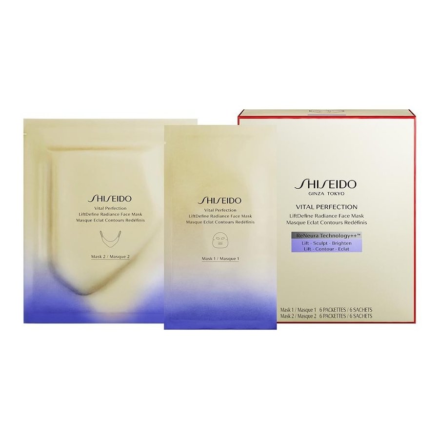 Shiseido Vital Perfection Liftdefine Radiance Face Mask Maseczki przeciwzmarszczkowe 1 ct