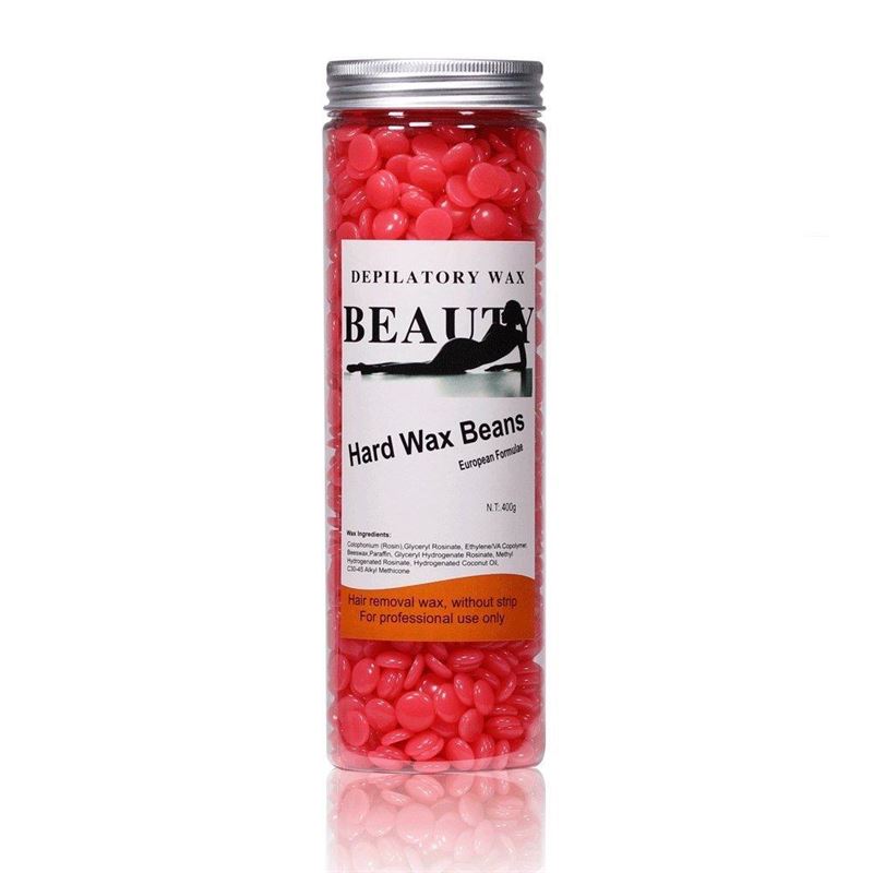 UNIQ UNIQ Pearl Wax Twardy wosk perłowy 400g Golarki i depilatory Bordowy