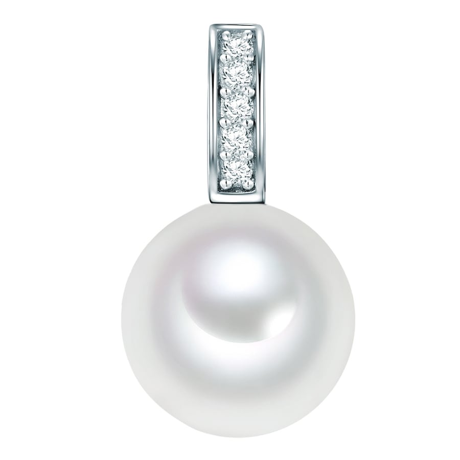 Rafaela Donata Srebrny wisiorek srebro wysokiej próby Cyrkonia Perła naturalna srebrny Wisiorki 1 ct Damski