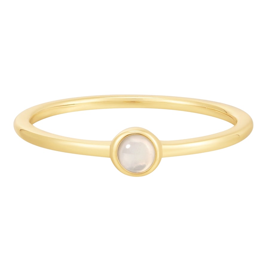 Glanzstücke München Pierścionek z Srebro wysokiej próby w Żółte złoto Pierścionki 1 ct Damski