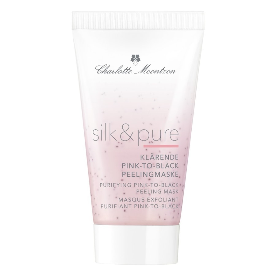 Charlotte Meentzen Silk & Pure OczyszczajÄ…ca maska peelingujÄ…ca Pink-To-Black Maseczki oczyszczające 50 ml Damski