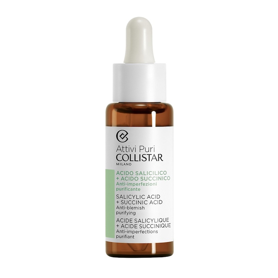 Collistar Attivi Puri Salicylic Acid + Succinic Acid (drops) Serum nawilżające 30 ml