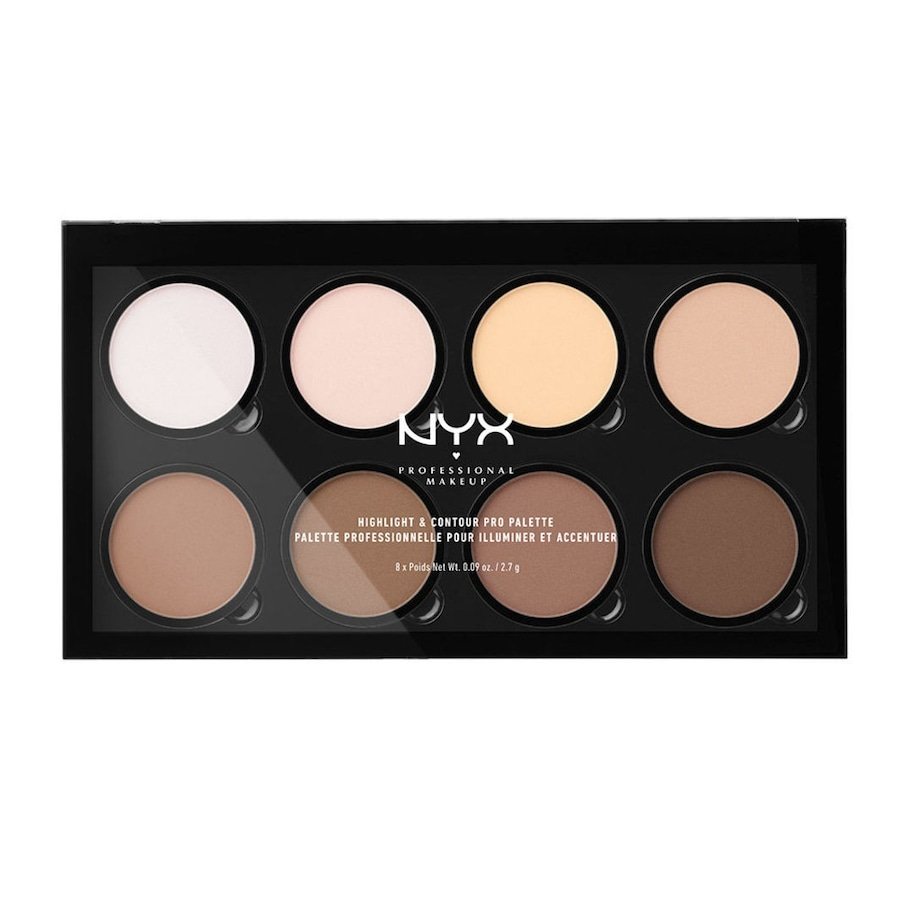 NYX Professional Makeup Pride Makeup Highlight and Contour Pro Palette Rozświetlacze 21,6 g MULTI-COLOR
