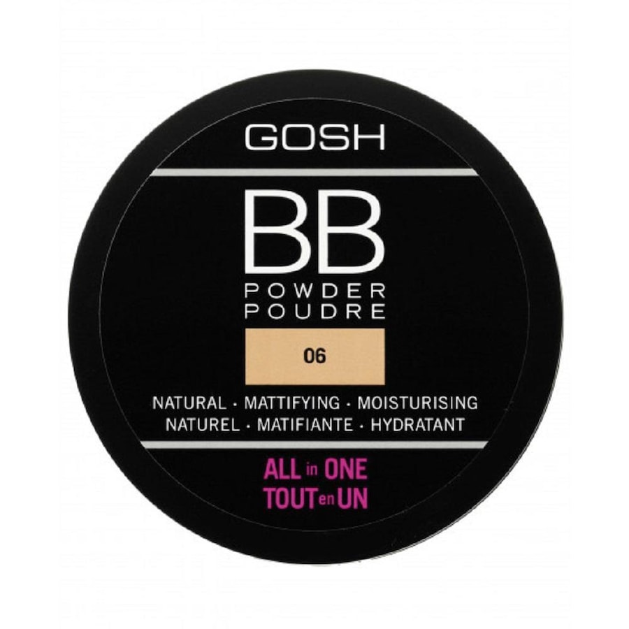 Gosh Copenhagen BB Powder puder prasowany do twarzy Pudry 6,5 g 06 Warm Beige
