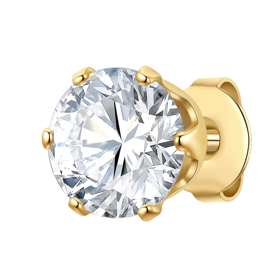 True Rebels Kolczyki Stal nierdzewna Żółte złoto 1 ct Męskie