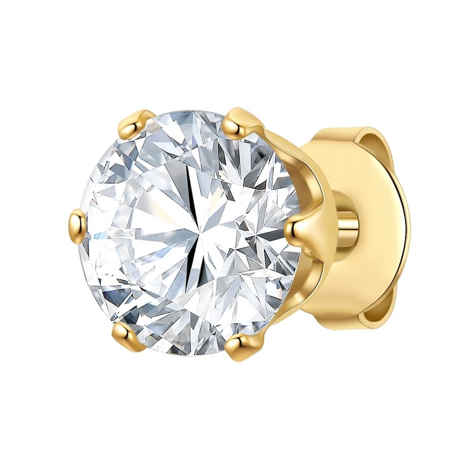 True Rebels Kolczyki Stal nierdzewna Żółte złoto 1 ct Męskie