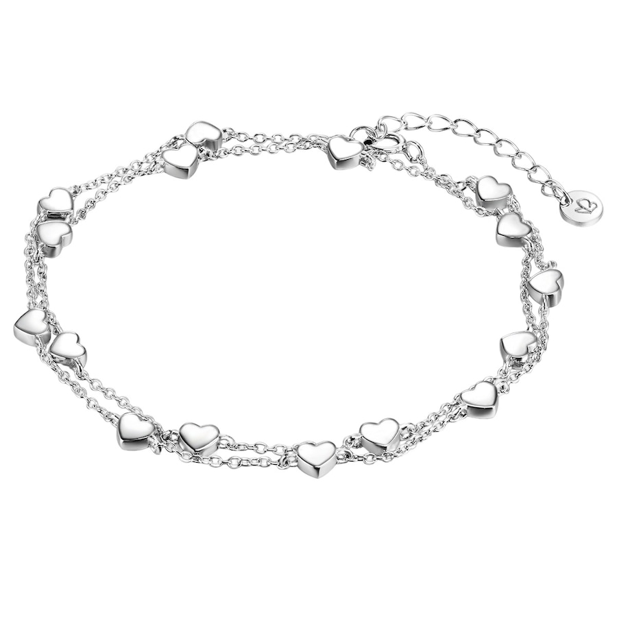 Glanzstücke München Bransoletka Serce z Srebro wysokiej próby w Srebrny Bransoletki 1 ct Damski