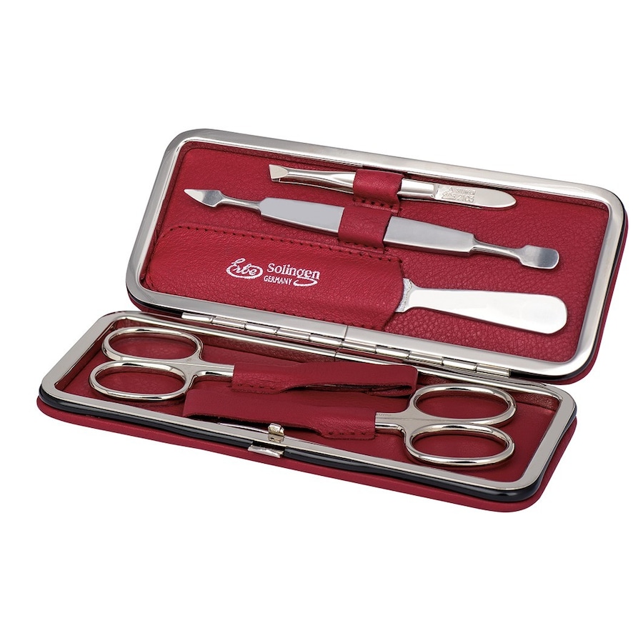 ERBE Manicure Clip-Top Case Range "Siena", red, 5 pcs. Zestawy do manicure 1 ct