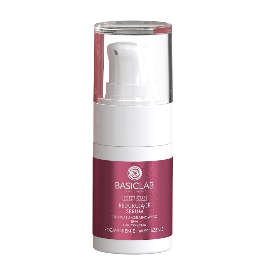 BasicLab BasicLab Esteticus Dermo Redukujące serum 10% kwasu azelainowego, BHA, Glicyryzyna, Rozjaśnienie i wyciszenie 15ml Kolagen do twarzy