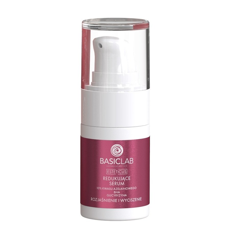 BasicLab BasicLab Esteticus Dermo Redukujące serum 10% kwasu azelainowego, BHA, Glicyryzyna, Rozjaśnienie i wyciszenie 15ml Kolagen do twarzy