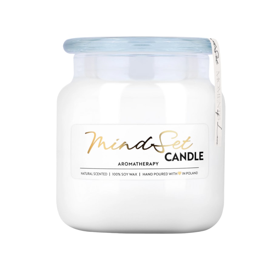 Mindset Cosmetics Świeca sojowa Moments of Love rose & blueberry Świeczki 750 ml