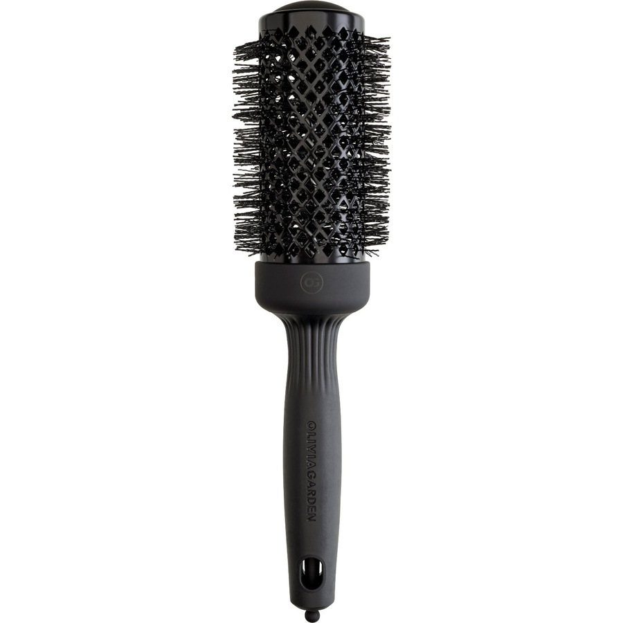 Olivia Garden EXPERT Expert Blowout Shine Wavy Black Okragłe szczotki do włosów 1 ct