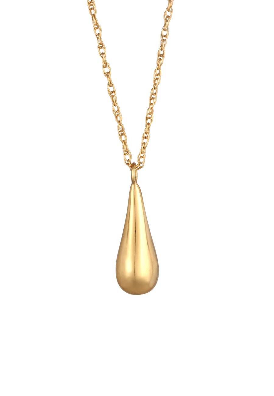 Elli Damski wisiorek skręcony kropla ze srebra próby 925 Sterling Silver Naszyjniki 1 ct