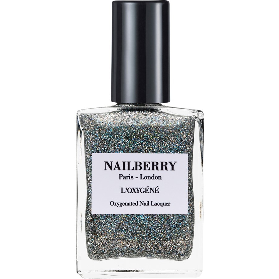 Nailberry L'Oxygéné Dotleniający lakier do paznokci Lakiery do paznokci 15 ml Delikatny brokatowy top coat
