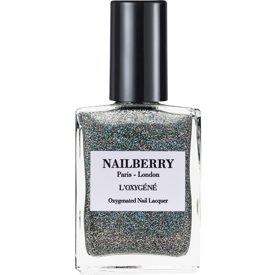 Nailberry L'Oxygéné Dotleniający lakier do paznokci Lakiery do paznokci 15 ml Delikatny brokatowy top coat