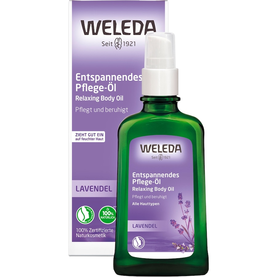Weleda Lavendel Entspannendes Pflege-Öl Olejki do ciała 100 ml