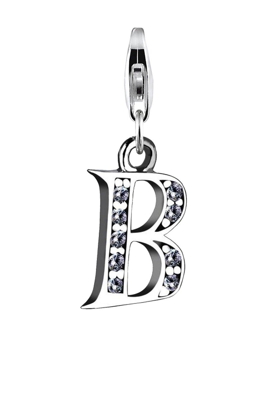 Nenalina Damski wisiorek litera R ze srebra próby 925 sterling silver Wisiorki 1 ct