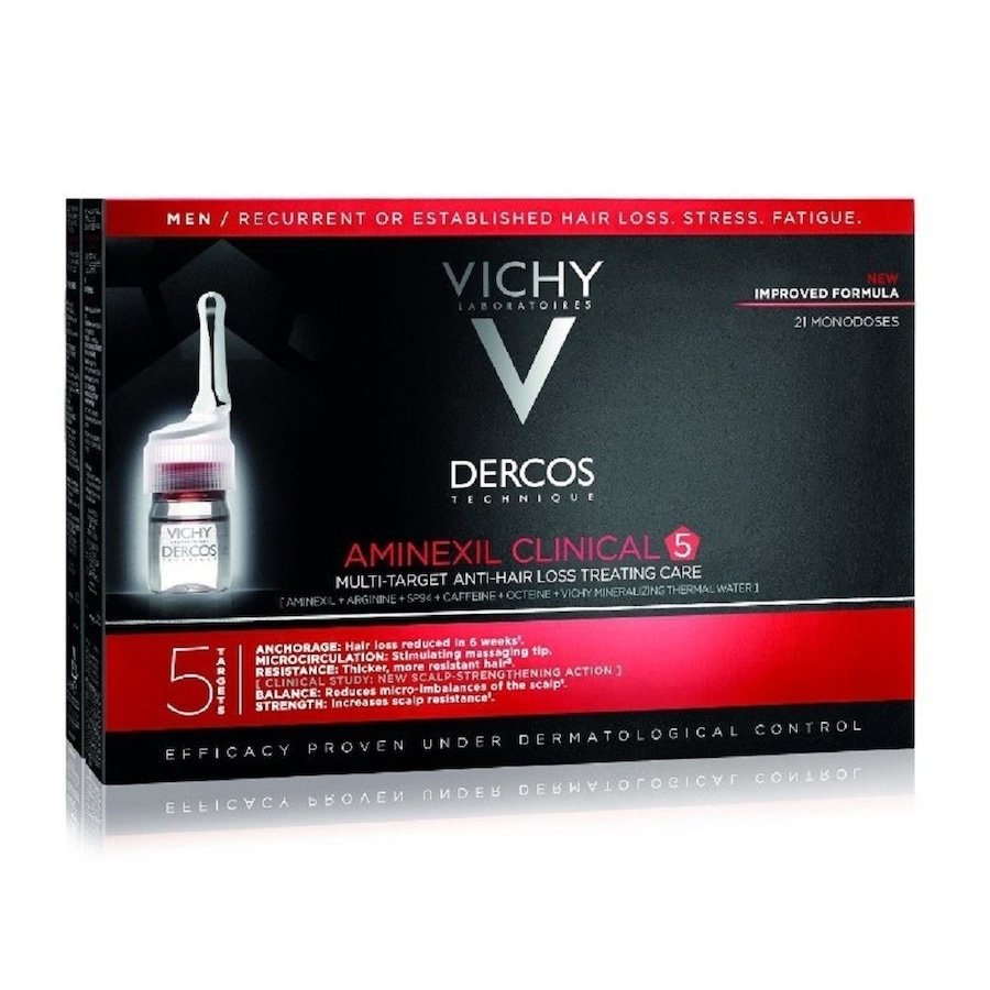 Vichy Dercos Clinical 5 Wrażliwa skóra 6 ml Męskie