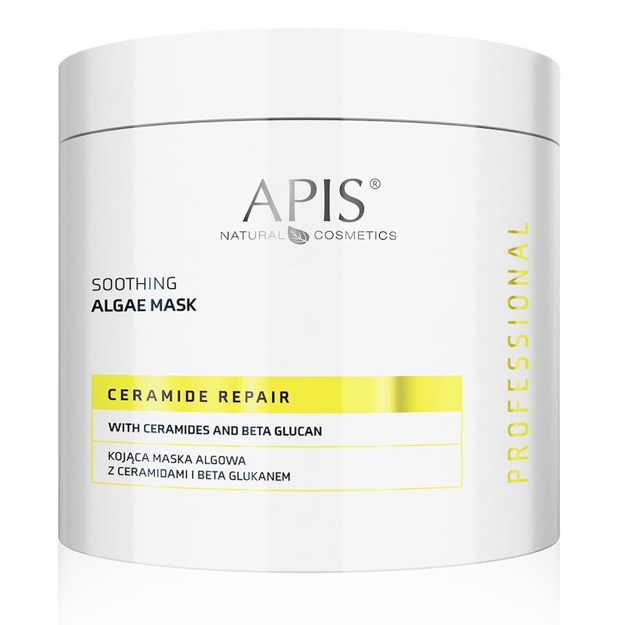 Apis CERAMIDE REPAIR Kojąca maska algowa z ceramidami i beta glukanem 200g Maseczki nawilżające Damski